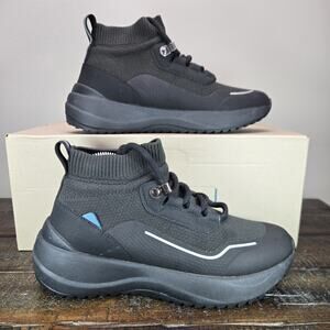 Vessi Stormburst High Top Womens Size 5 Waterproof Shoes Hiking Space Black